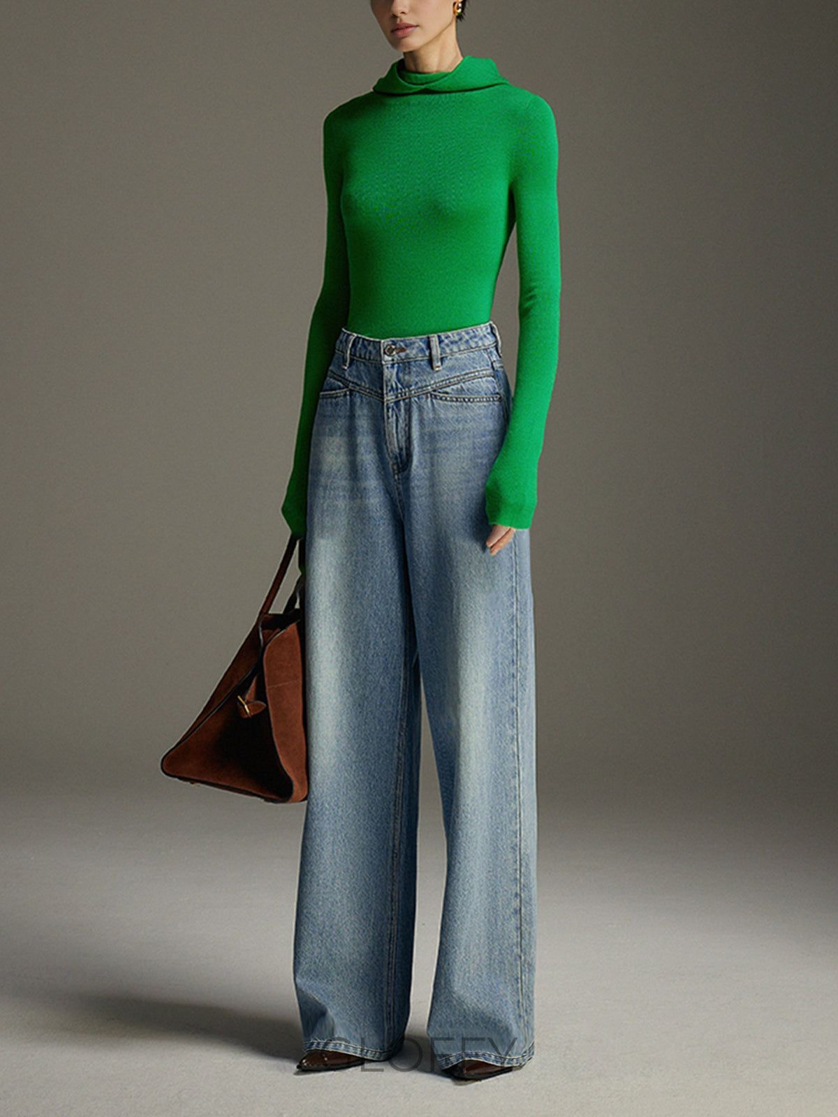 Isolde Geniş Paça Denim Jeans