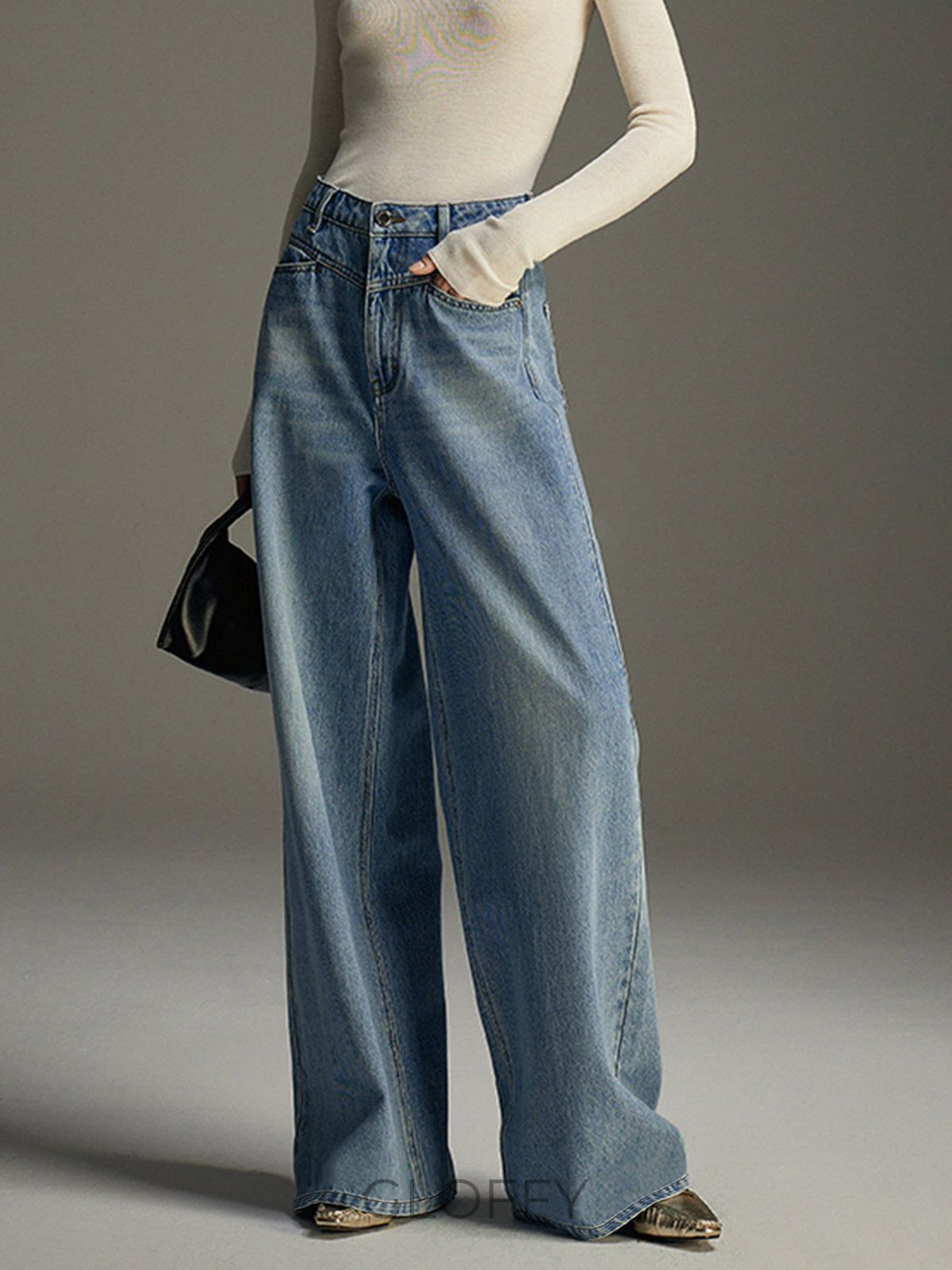 Isolde Geniş Paça Denim Jeans