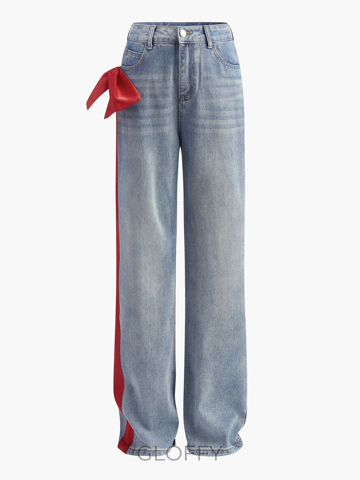 Lunara Fiyonk Detaylı Denim Jeans