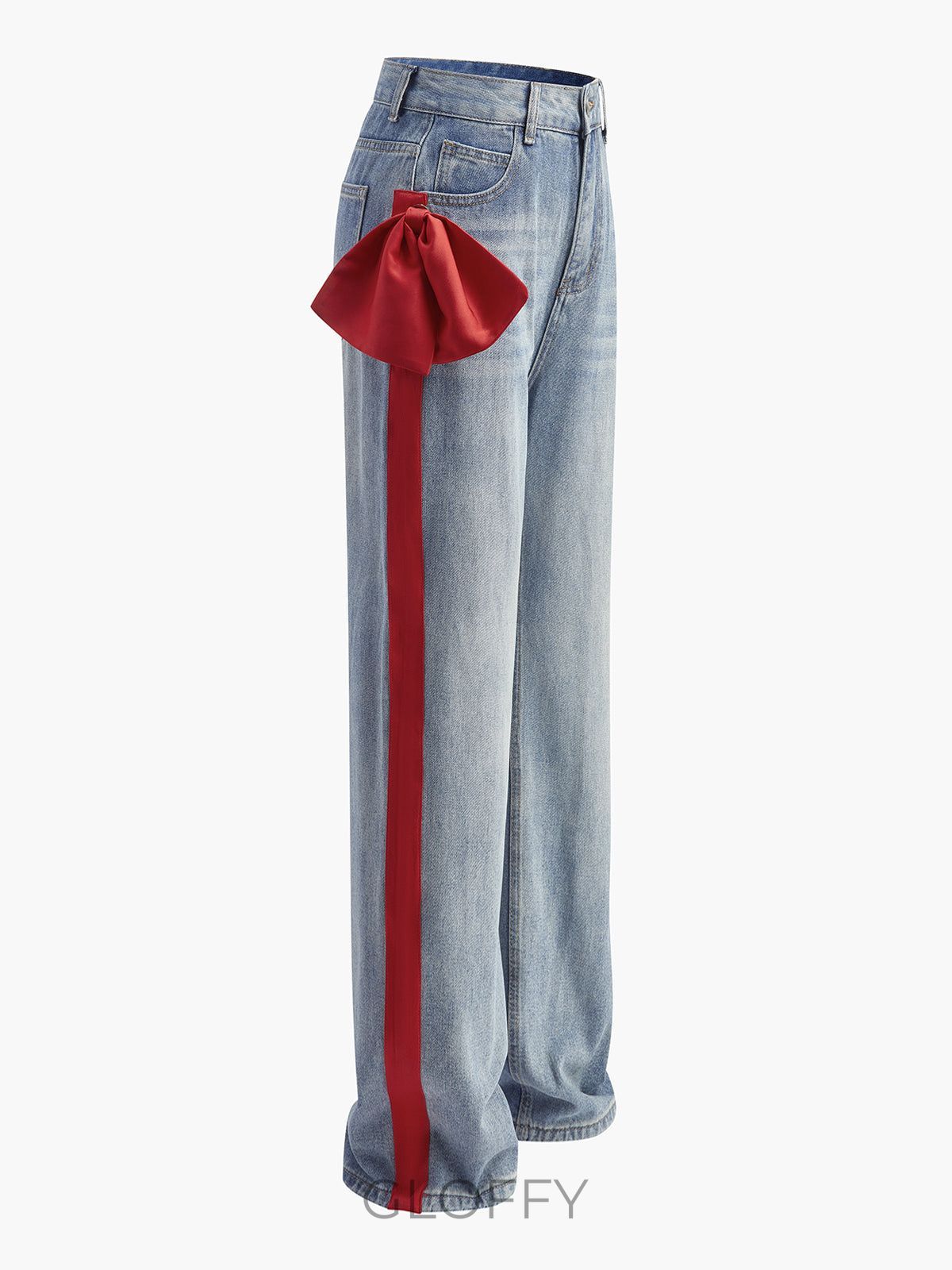 Lunara Fiyonk Detaylı Denim Jeans