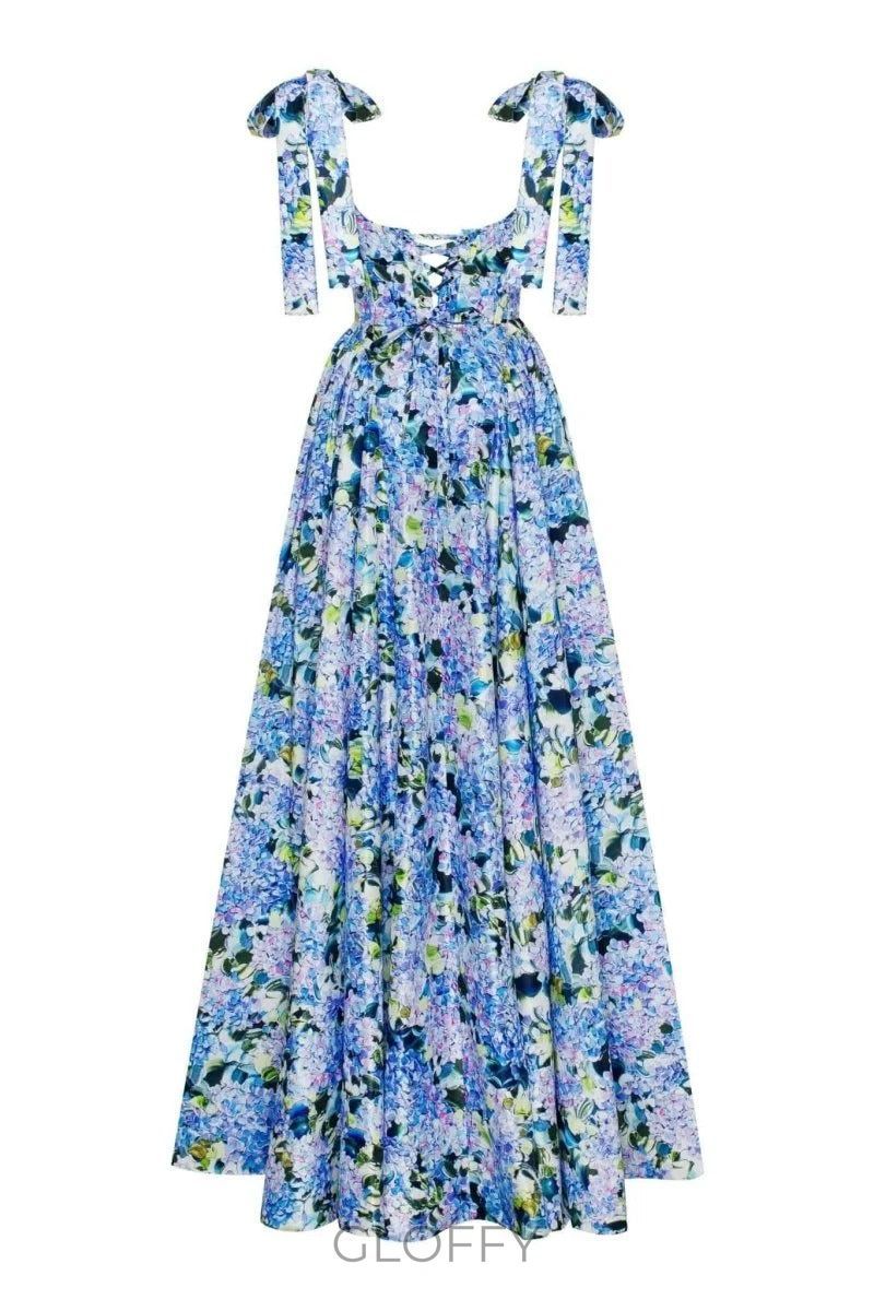 Albertine One-Shoulder Maxi Elbise