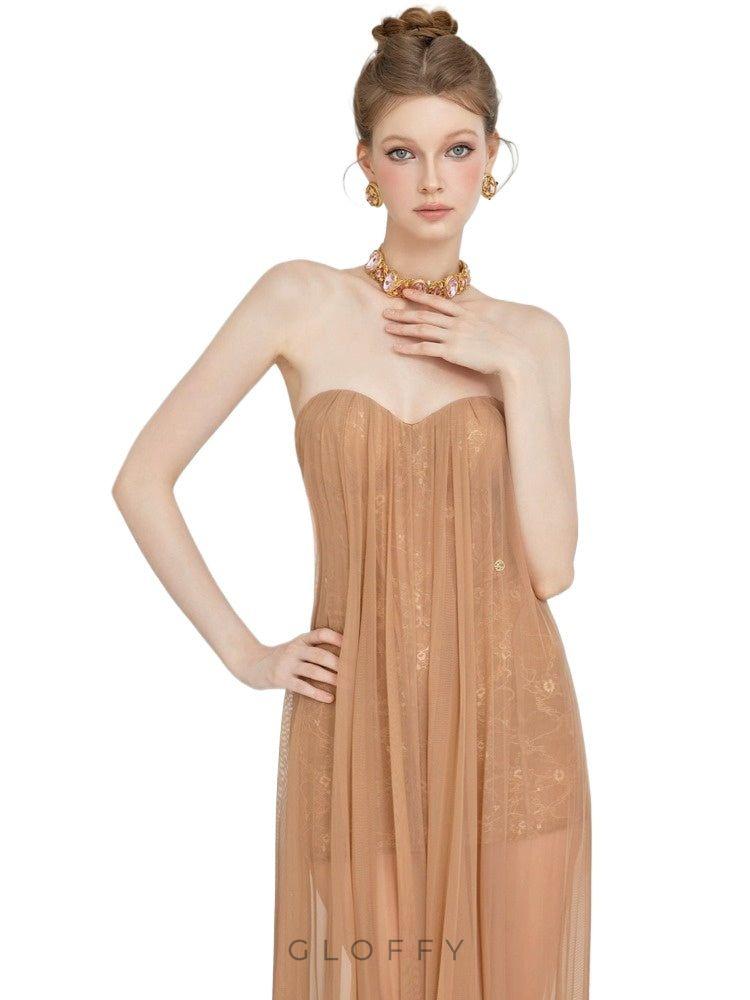 Celestine Tül Detaylı Balo Elbisesi