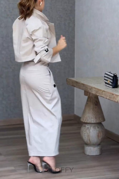 Cressida Ceket ve Etek Takımı
