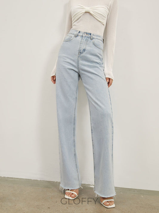 Elora Denim Düz Paça Jeans