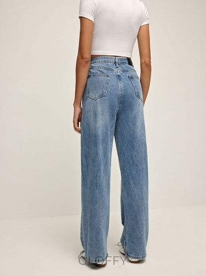 Aurora Yüksek Bel Denim Jeans