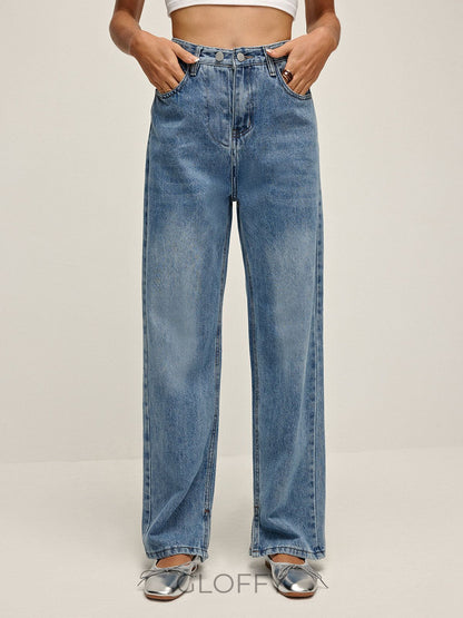 Aurora Yüksek Bel Denim Jeans