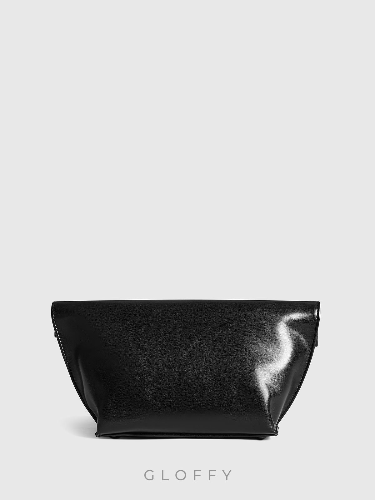 Minimalist Kıvrılmış Kenarlı Zarf Çanta
