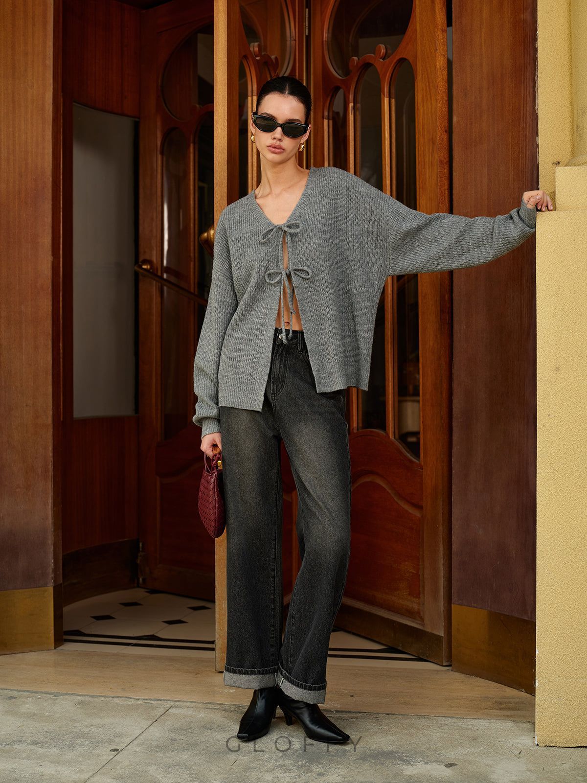 Mila Cepli Düz Kesim Denim Jeans