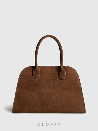 Retro Yan Tokalı Saplı Tote Çanta