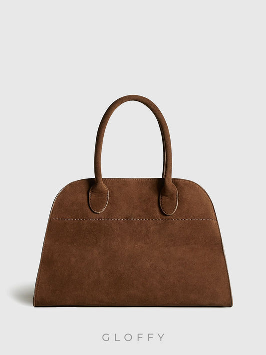 Retro Yan Tokalı Saplı Tote Çanta
