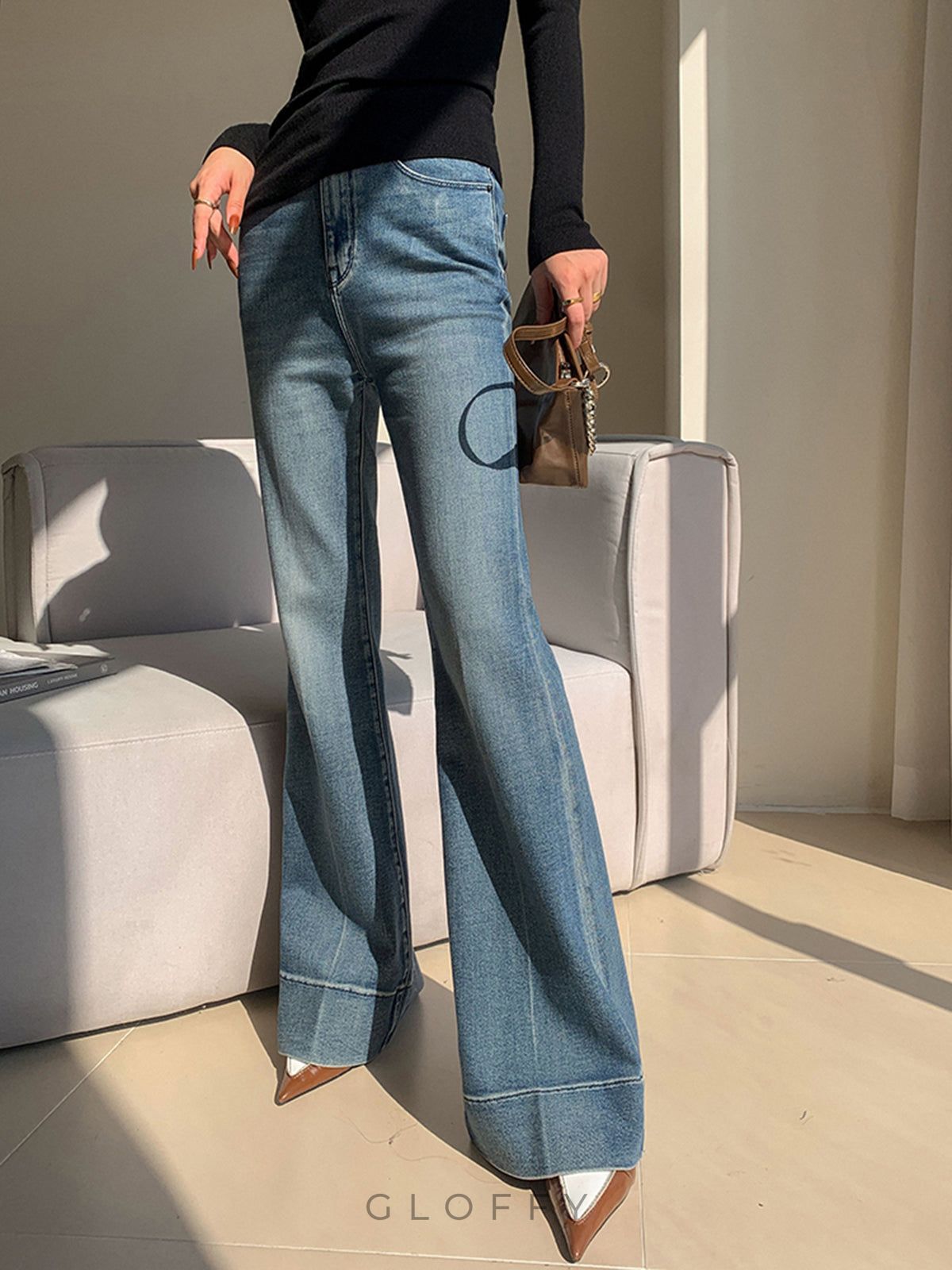Evelyn Eskitme Slim Denim Jeans