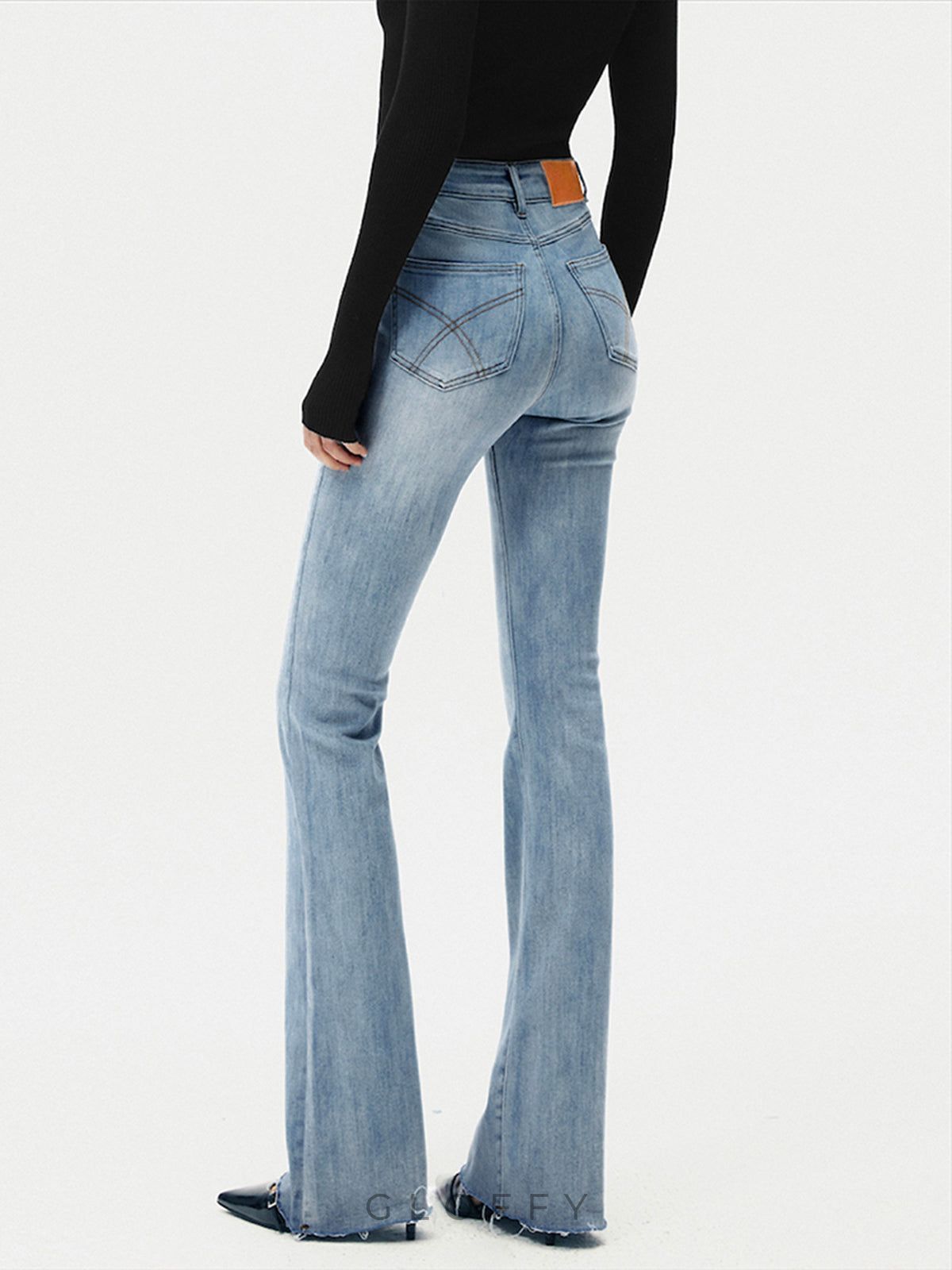 Fiona Yüksek Bel Bootcut Denim Jeans