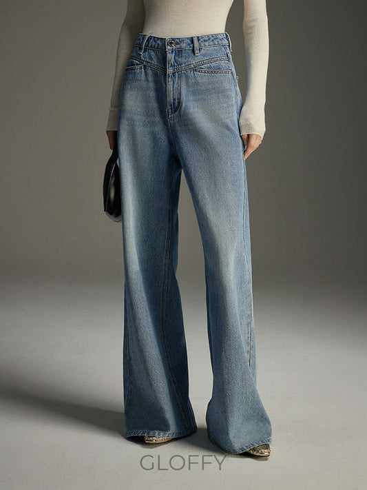 Isolde Geniş Paça Denim Jeans