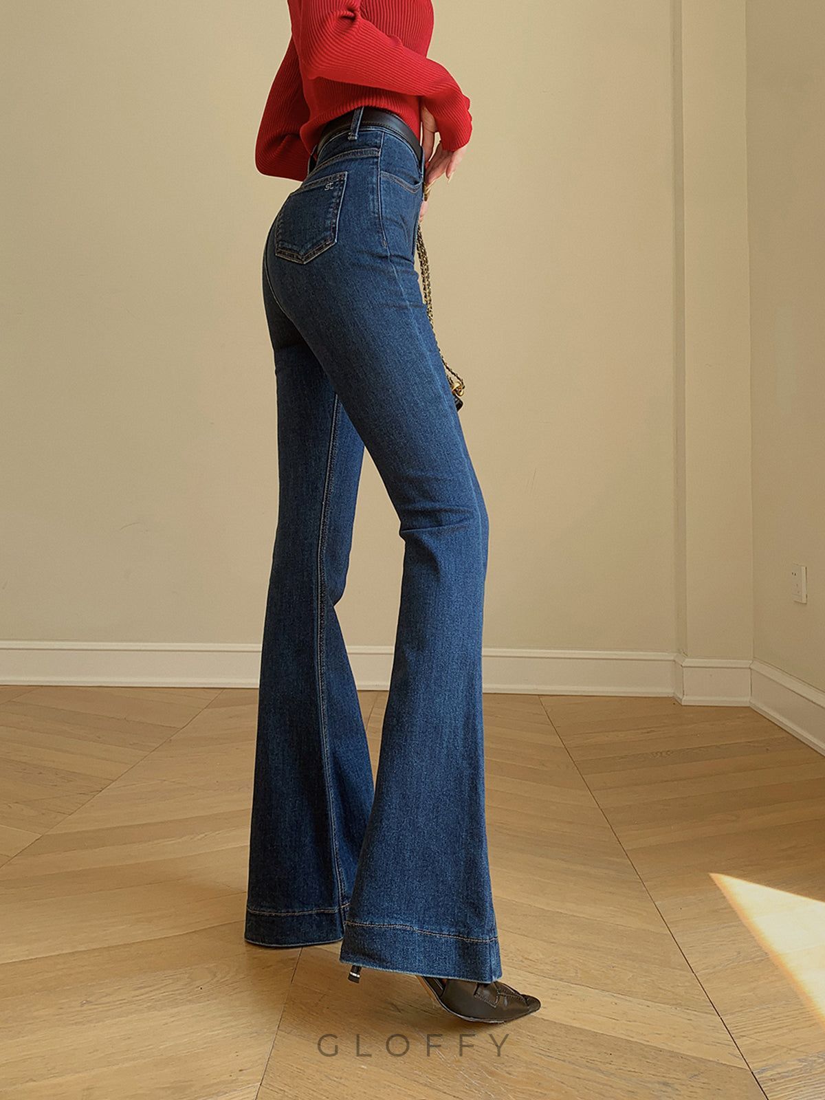 Selina Slim Bootcut Denim Jeans