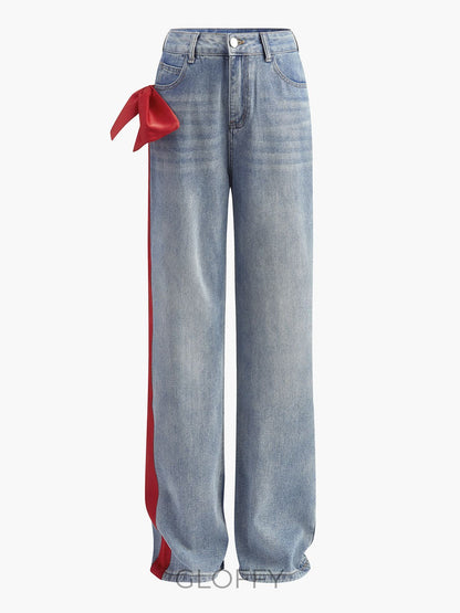Lunara Fiyonk Detaylı Denim Jeans