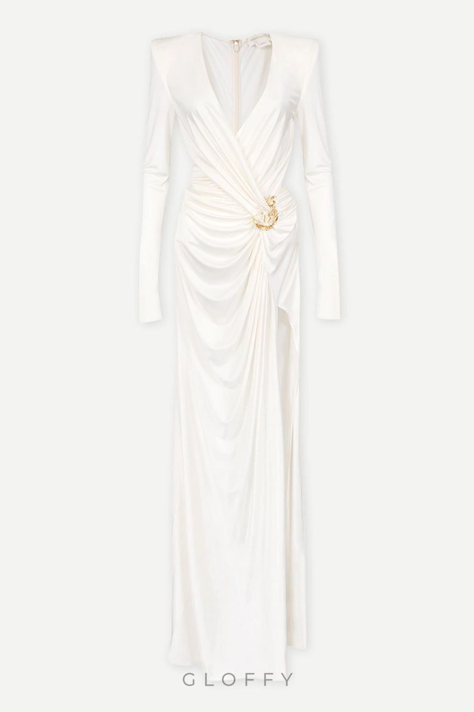 Charlie Çapraz Yırtmaçlı Elbise