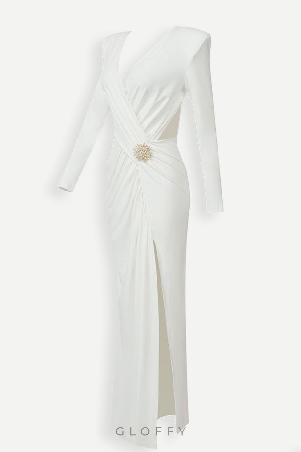 Charlie Çapraz Yırtmaçlı Elbise