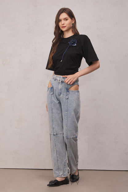Elizabeth Denim Kot Pantolon