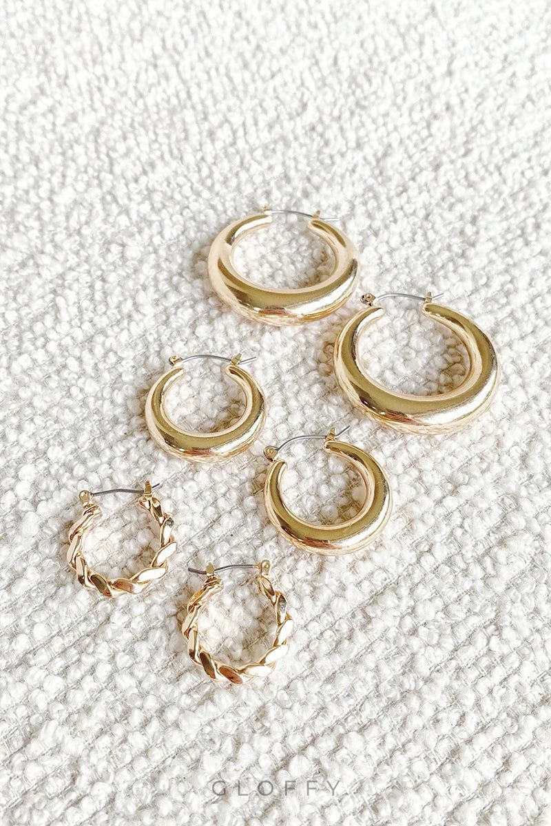 Klasik Çember Seti - Altın