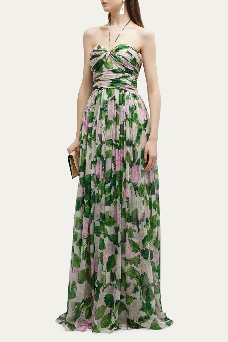 Madelaine Çiçekli Maxi Elbise