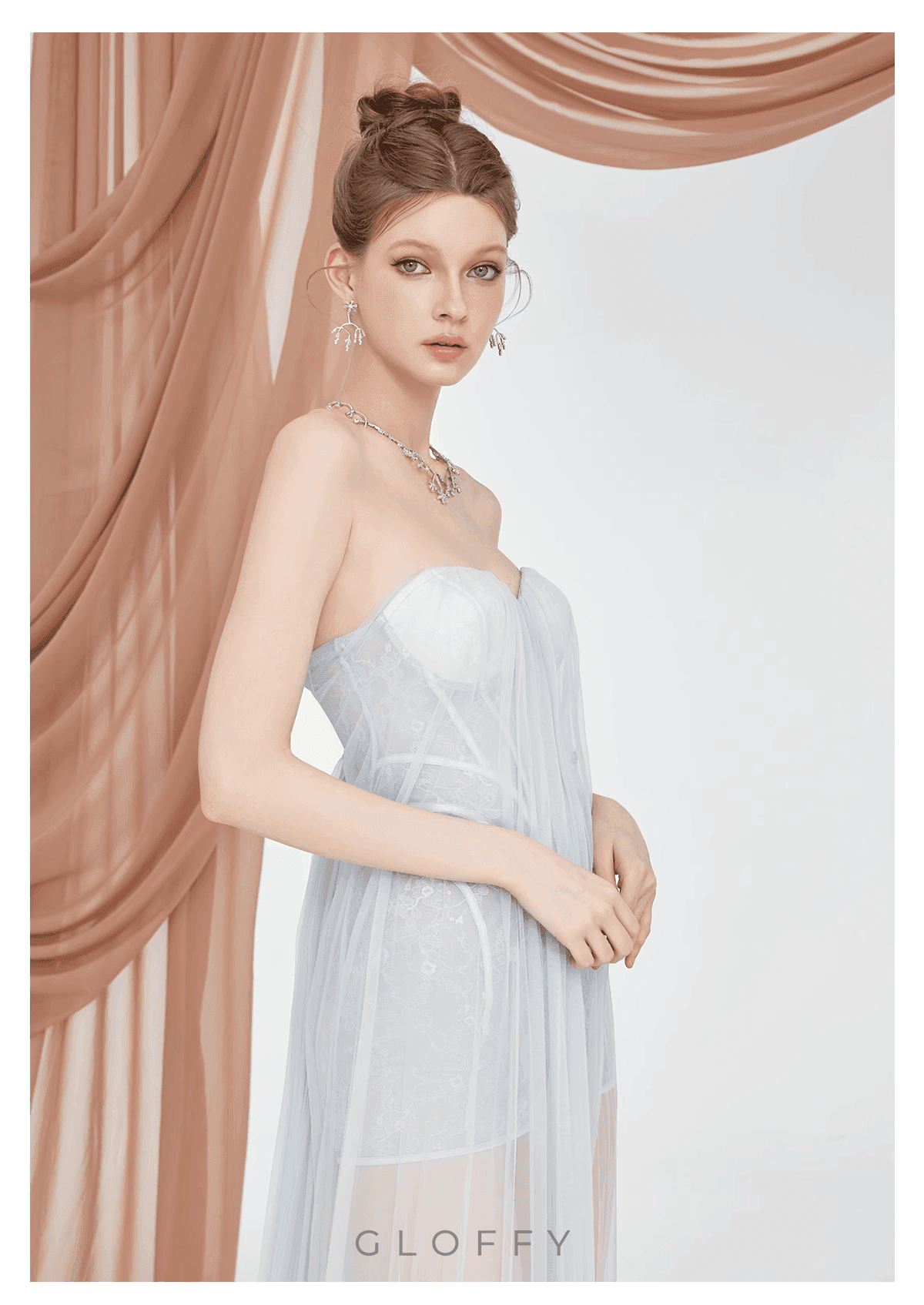 Celestine Tül Detaylı Balo Elbisesi