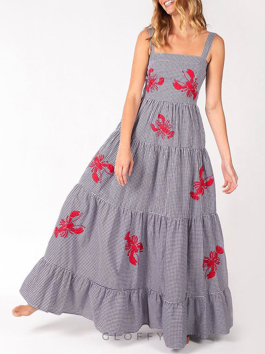 Alya Lobster Midi Elbise