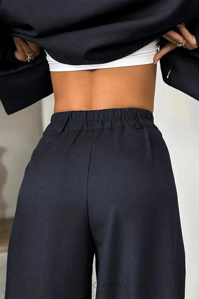 Celeste Ceket ve Pantolon Takımı