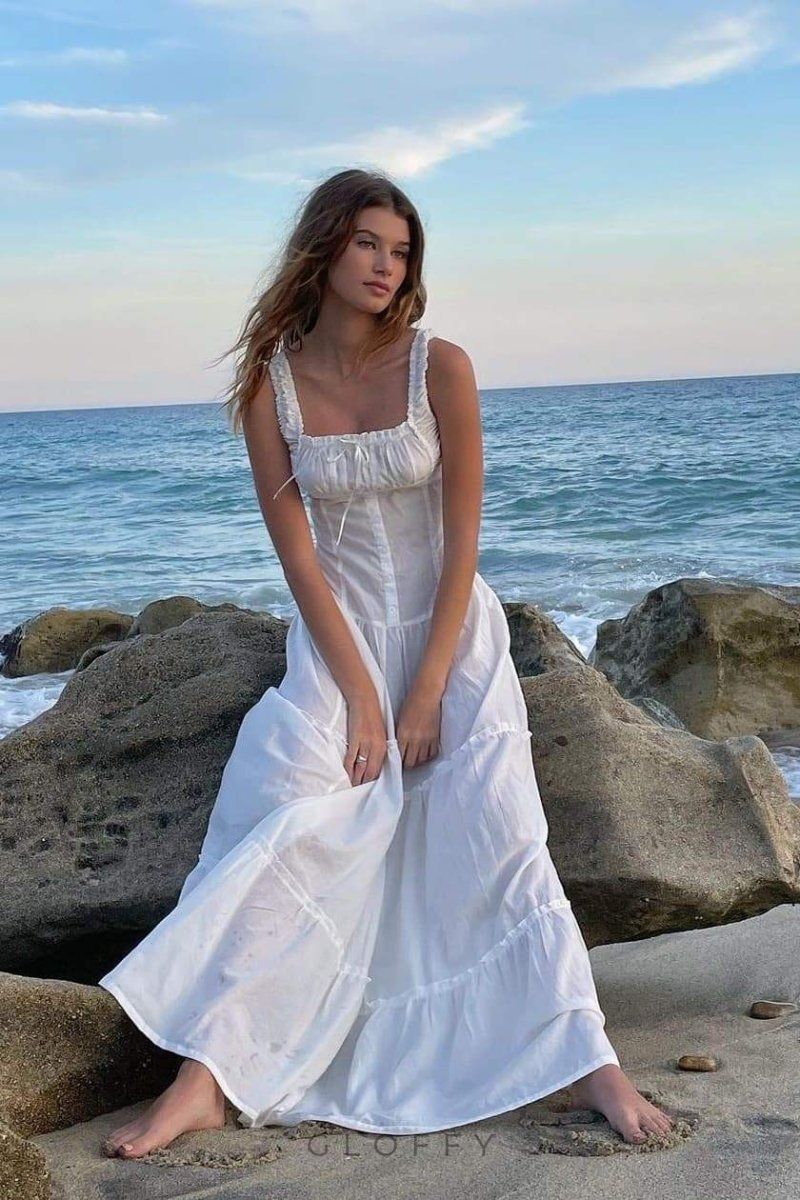 Anastasia Ruffle Maxi Elbise