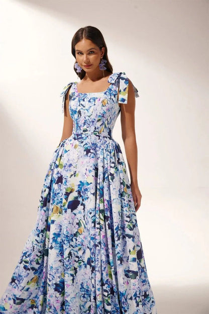 Albertine One-Shoulder Maxi Elbise