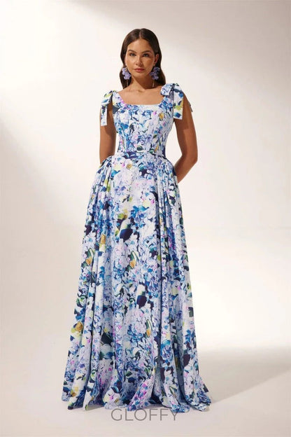 Albertine One-Shoulder Maxi Elbise