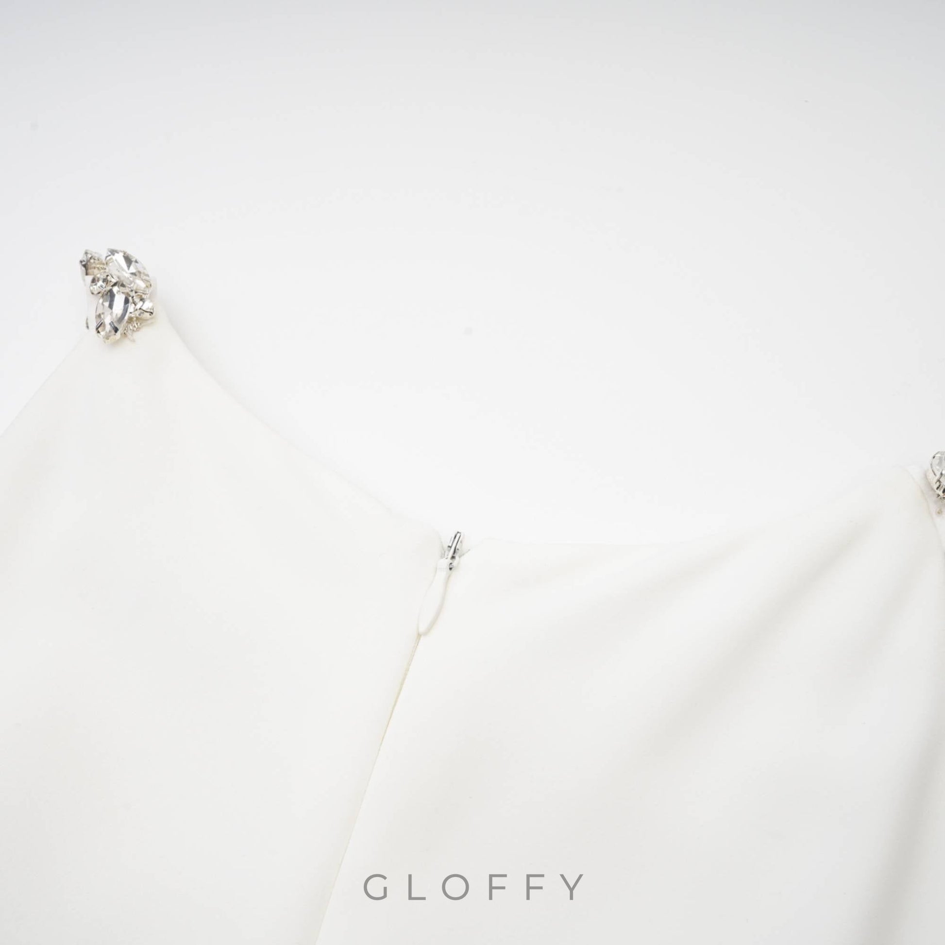 Clarencia Kristal Detaylı Midi Elbise