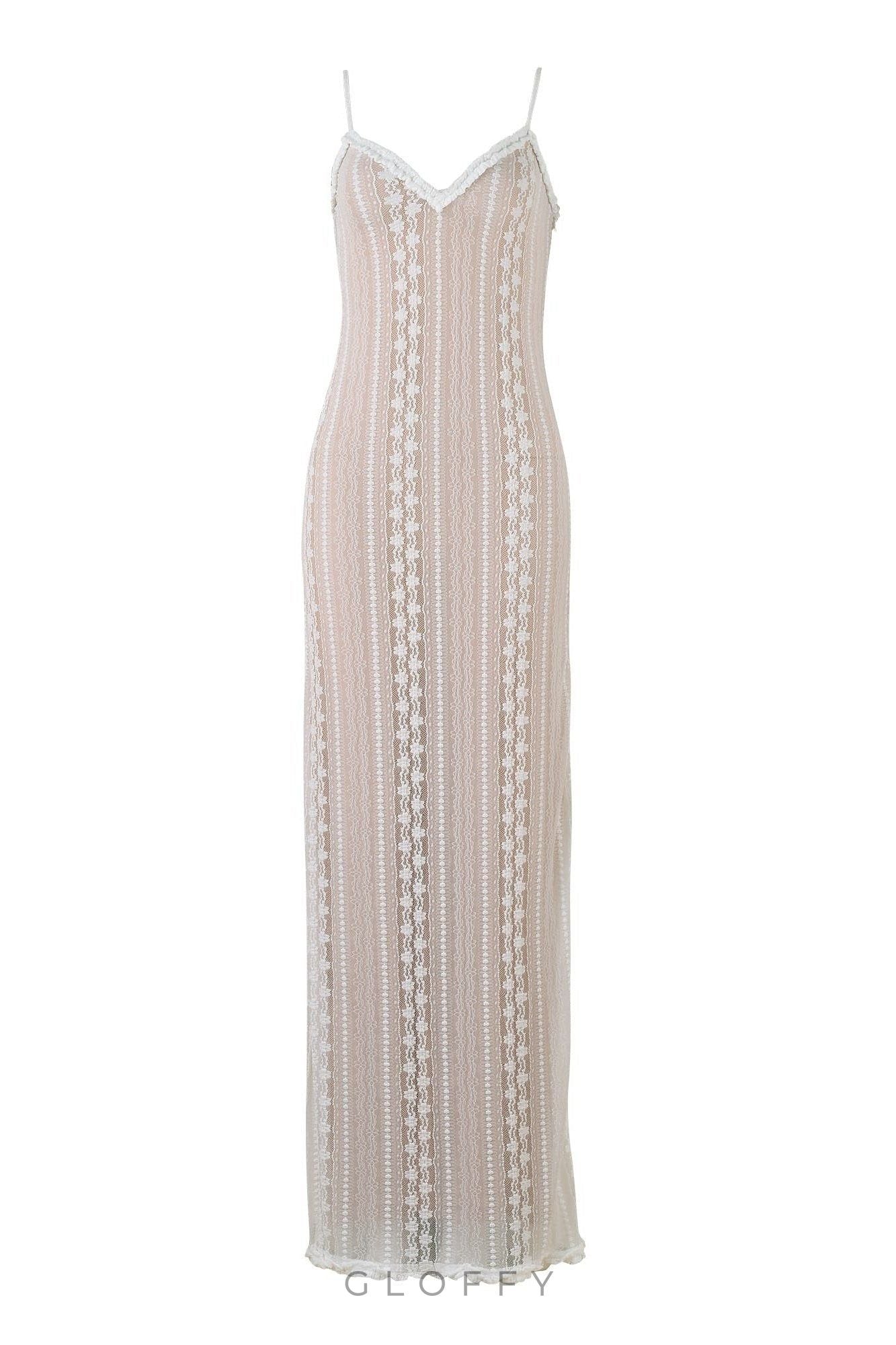 Melinda Dantel Maxi Elbise
