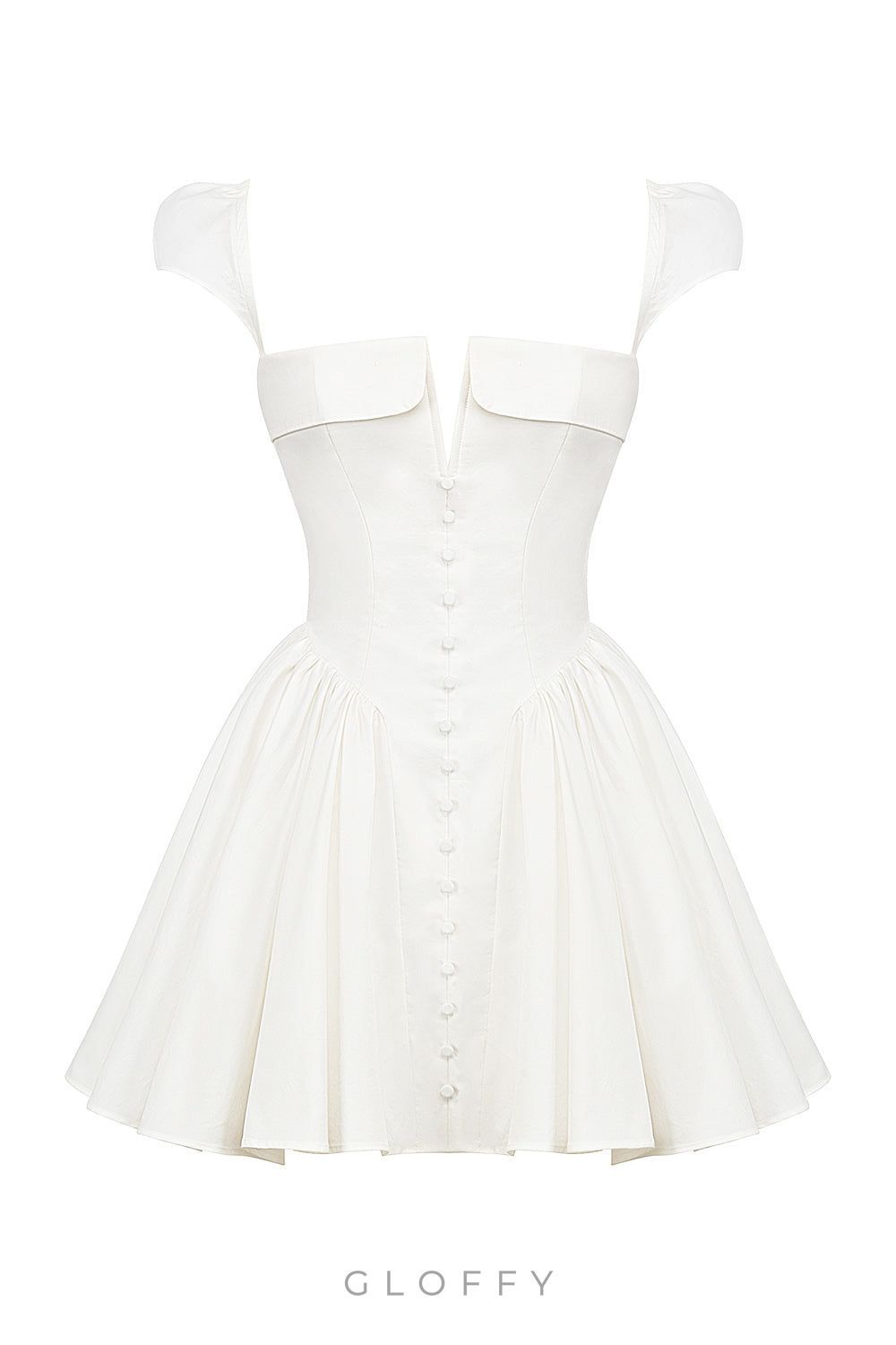 Florence Kuplu Poplin Mini Elbise