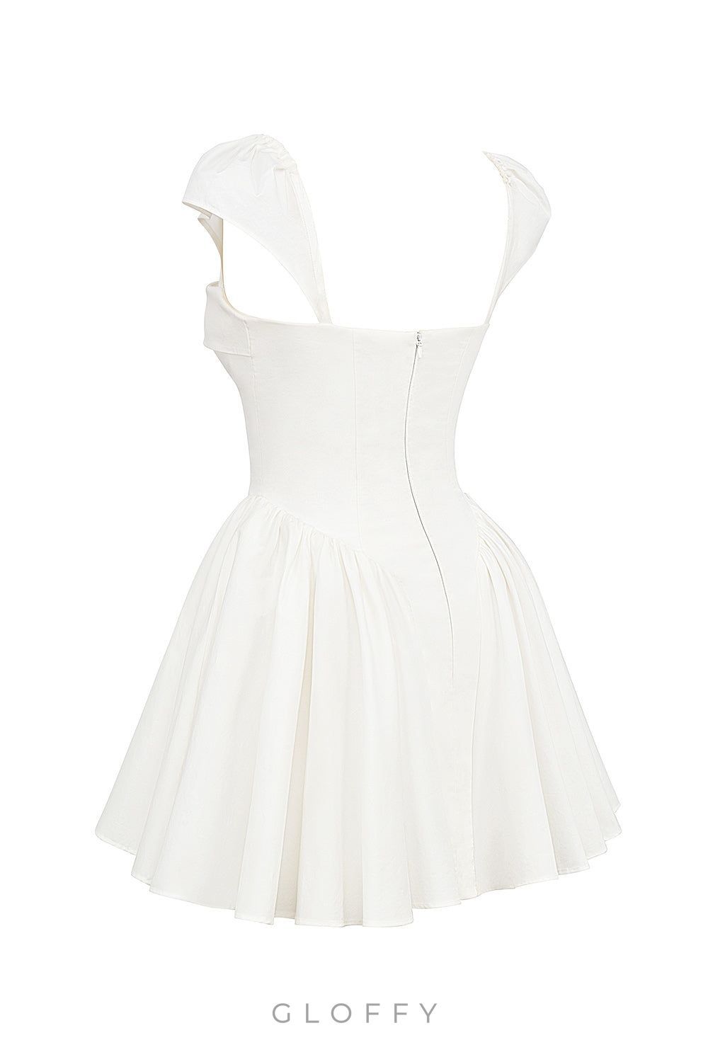 Florence Kuplu Poplin Mini Elbise